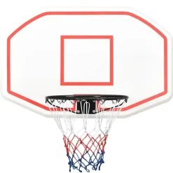 vidaXL Tablero de baloncesto polietileno 109x71x3 cm Blanco Online