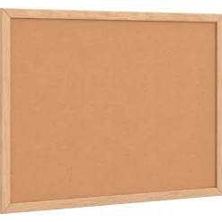 vidaXL Material De Oficina-Tablero de corcho con marco de madera de pino macizo 40x30 cm