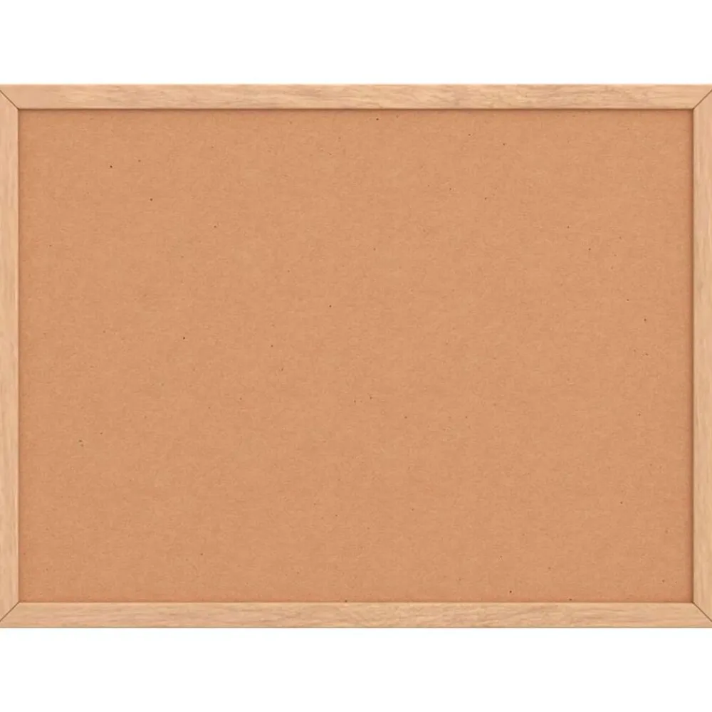 vidaXL Material De Oficina-Tablero de corcho con marco de madera de pino macizo 40x30 cm