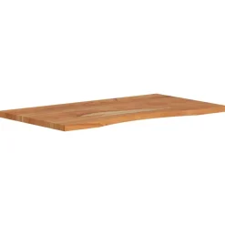 vidaXL Tablero de escritorio rectangular madera de acacia 90x50x2,5 cm Discount