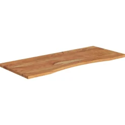 vidaXL Tablero de escritorio rectangular madera acacia 120x50x2,5 cm New