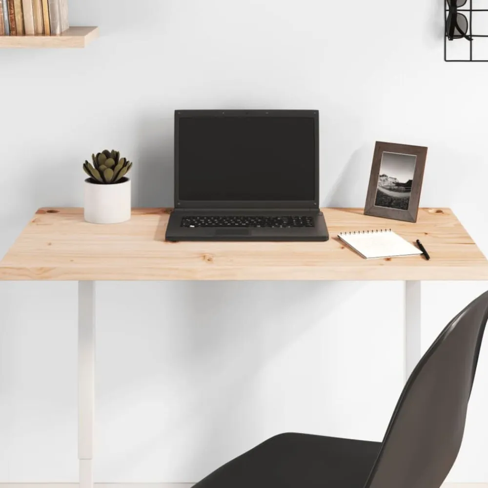 vidaXL Accesorios Para Mobiliario De Oficina-Tablero de escritorio madera maciza de pino 80x40x2,5 cm