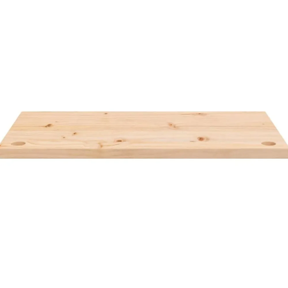 vidaXL Accesorios Para Mobiliario De Oficina-Tablero de escritorio madera maciza de pino 80x40x2,5 cm
