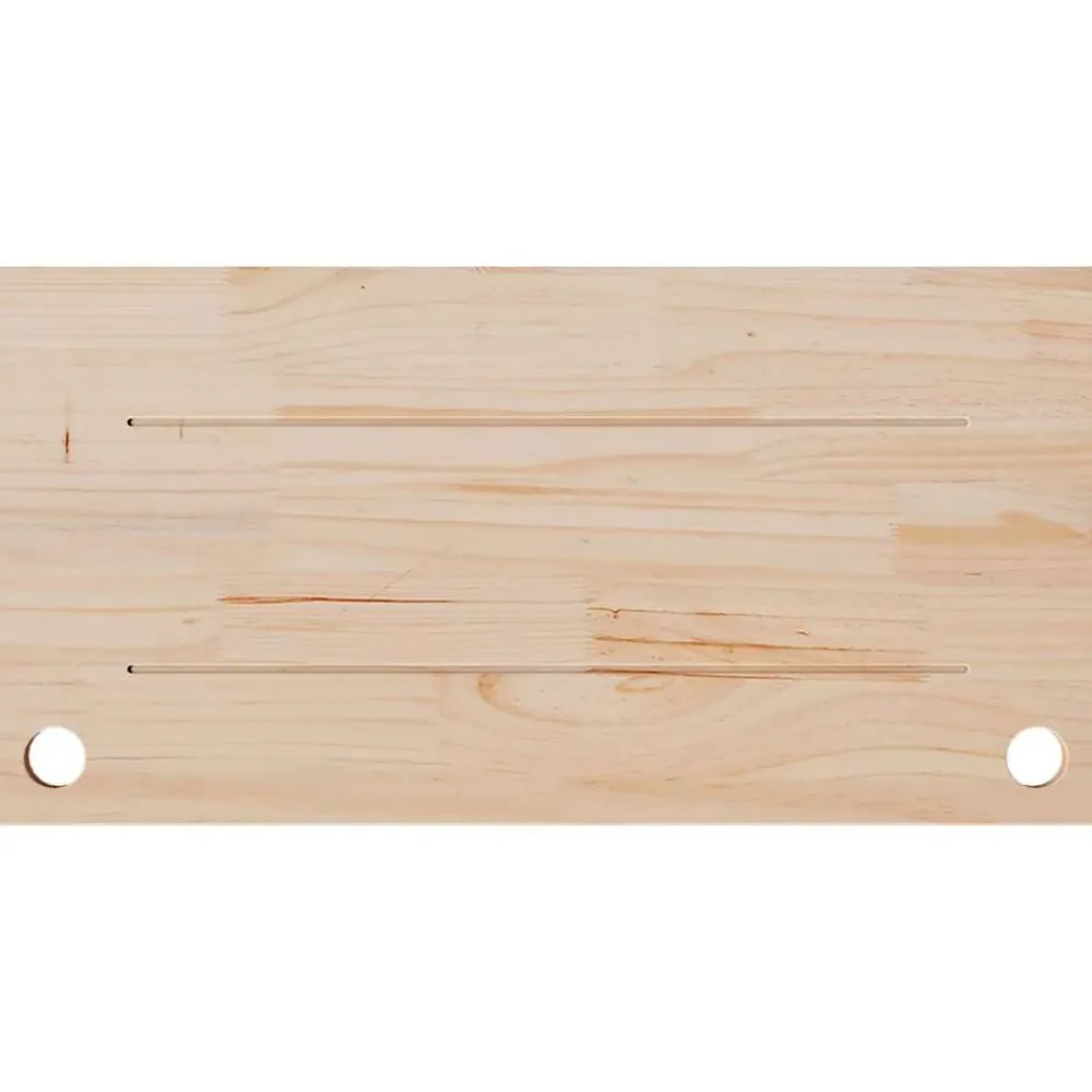 vidaXL Accesorios Para Mobiliario De Oficina-Tablero de escritorio madera maciza de pino 80x40x2,5 cm