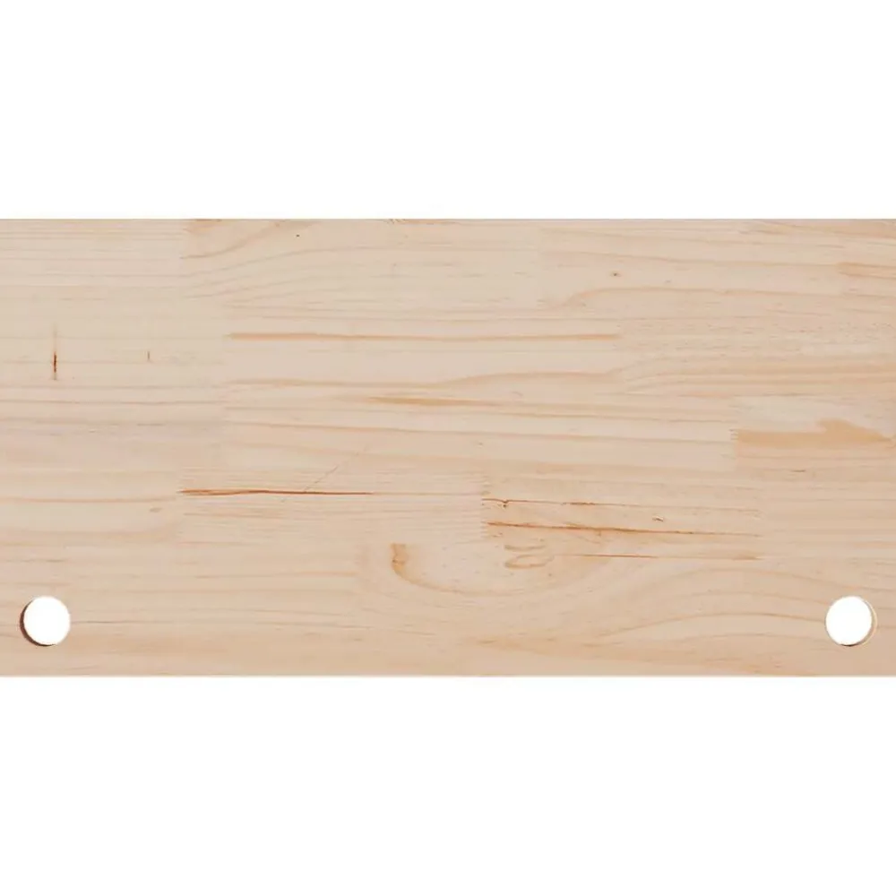 vidaXL Accesorios Para Mobiliario De Oficina-Tablero de escritorio madera maciza de pino 80x40x2,5 cm