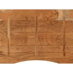 vidaXL Accesorios Para Mesas-Tablero de escritorio rectangular madera acacia 100x80x2,5 cm