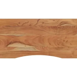 vidaXL Accesorios Para Mesas-Tablero de escritorio rectangular madera acacia 110x60x2,5 cm