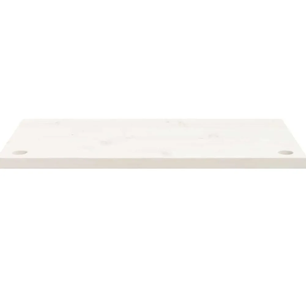 vidaXL Tablero de escritorio madera maciza de pino 80x40x2,5 cm Blanco Hot