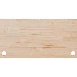 vidaXL Tablero de escritorio madera maciza de pino 80x40x2,5 cm Blanco Hot