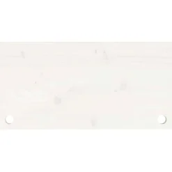 vidaXL Tablero de escritorio madera maciza de pino 80x40x2,5 cm Blanco Hot