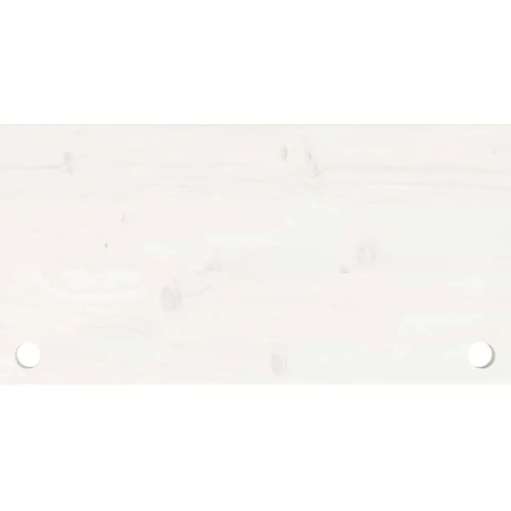 vidaXL Tablero de escritorio madera maciza de pino 80x40x2,5 cm Blanco Hot