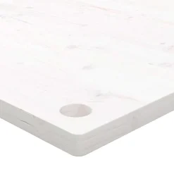 vidaXL Tablero de escritorio madera maciza de pino 80x40x2,5 cm Blanco Hot