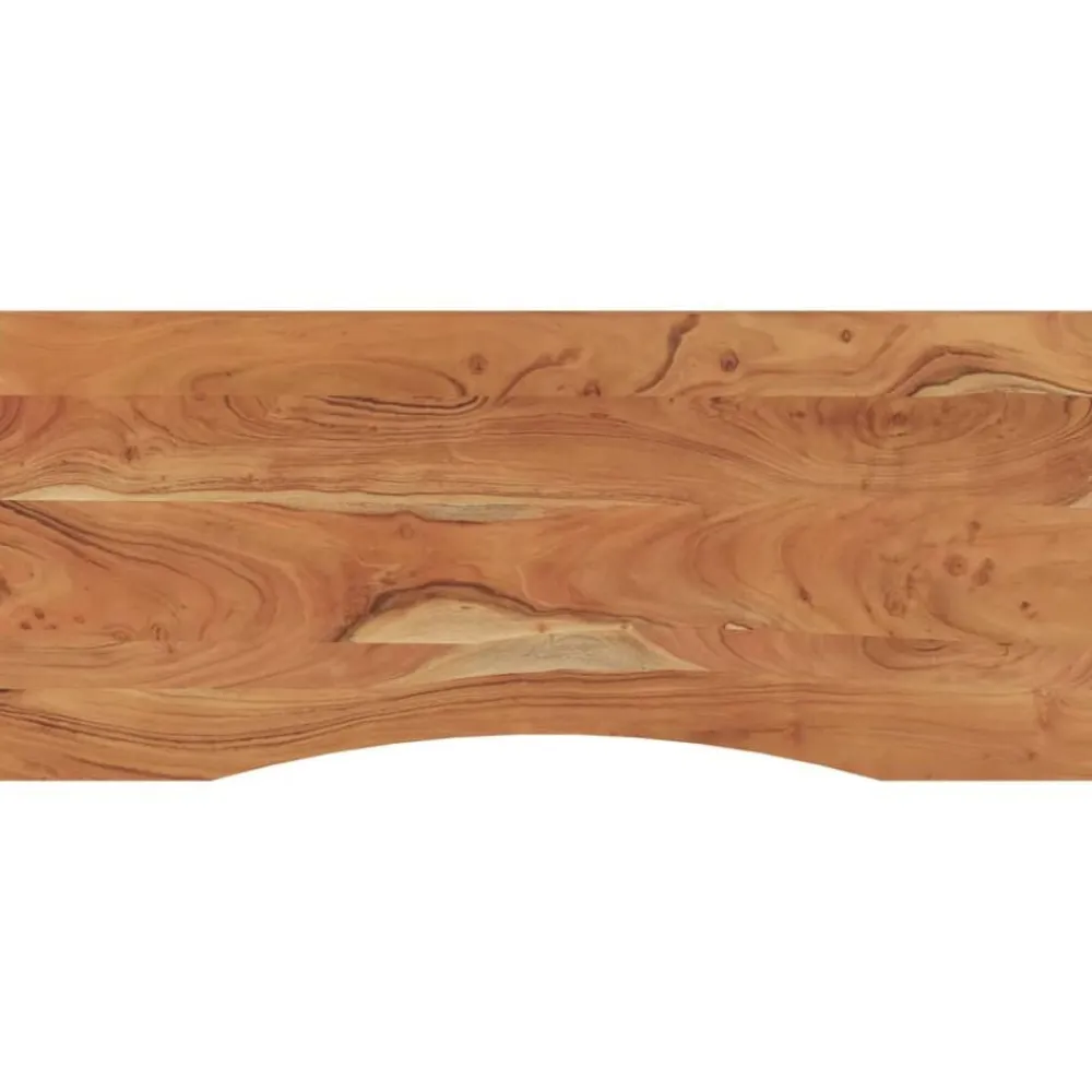 vidaXL Accesorios Para Mesas-Tablero de escritorio rectangular madera acacia 110x50x2,5 cm