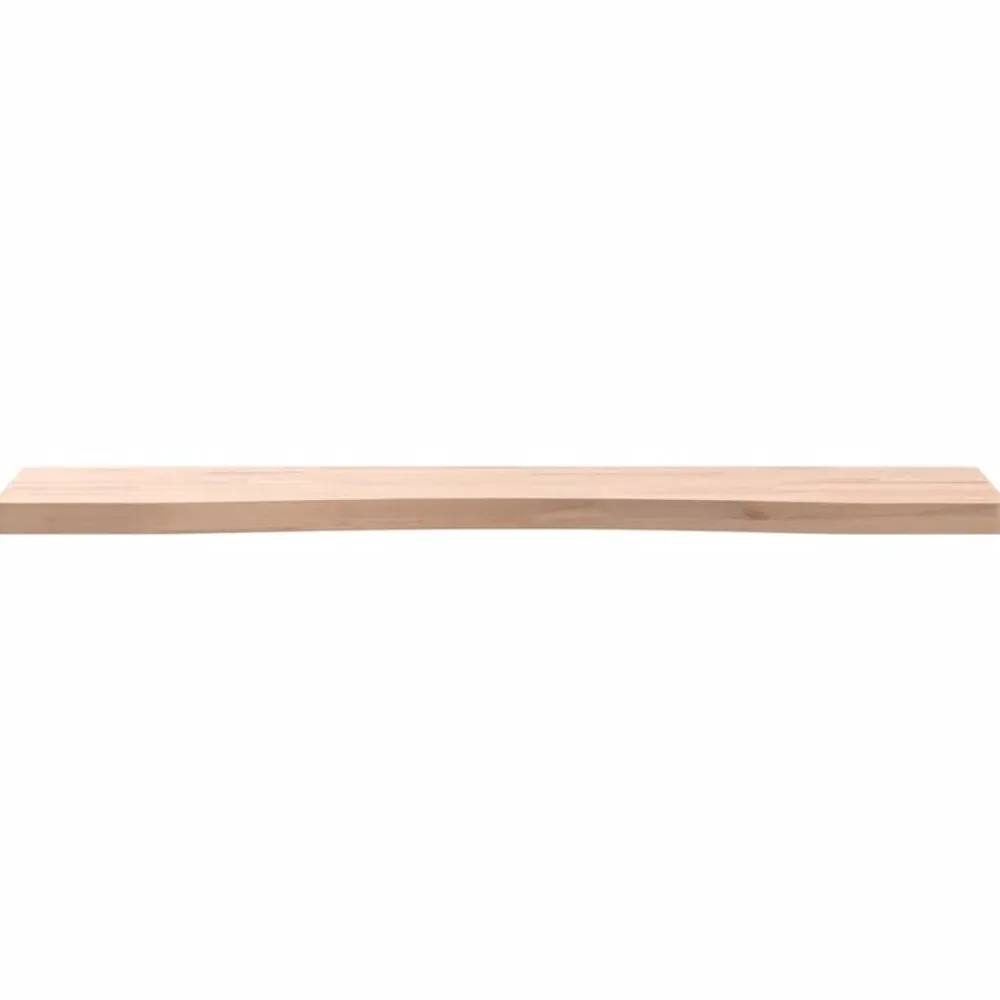 vidaXL Accesorios Para Mobiliario De Oficina-Tablero de escritorio madera maciza de haya 80x(36-40)x2,5 cm