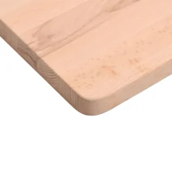 vidaXL Accesorios Para Mobiliario De Oficina-Tablero de escritorio madera maciza de haya 80x(36-40)x2,5 cm