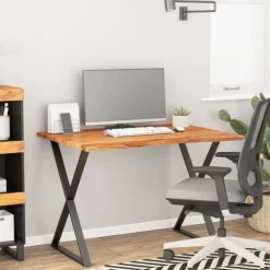 vidaXL Accesorios Para Mesas-Tablero de escritorio rectangular madera acacia 110x80x2,5 cm