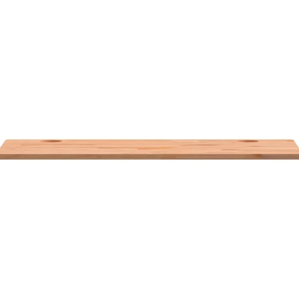 vidaXL Accesorios Para Mobiliario De Oficina-Tablero de escritorio madera maciza de haya 100x50x1,5 cm