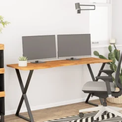 vidaXL Tablero de escritorio rectangular madera acacia 140x50x2,5 cm Best
