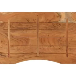 vidaXL Tablero de escritorio rectangular madera de acacia 90x60x2,5 cm