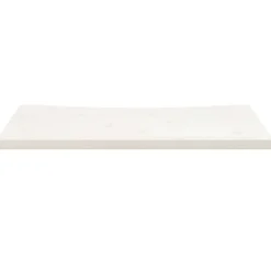 vidaXL Tablero de escritorio madera maciza de pino 80x40x2,5 cm Blanco