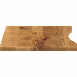 vidaXL Accesorios Para Mesas-Tablero de escritorio con curva madera mango rugosa 90x50x2,5cm