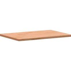 vidaXL Accesorios Para Mesas-Tablero de escritorio madera maciza de haya 80x55x2,5 cm