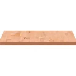 vidaXL Accesorios Para Mesas-Tablero de escritorio madera maciza de haya 80x55x2,5 cm