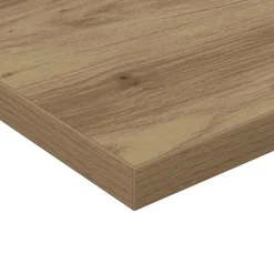 vidaXL Tablero de Estantería 4 pcs Marrón 40 x 40 x 1,5 cm Roble artesanal