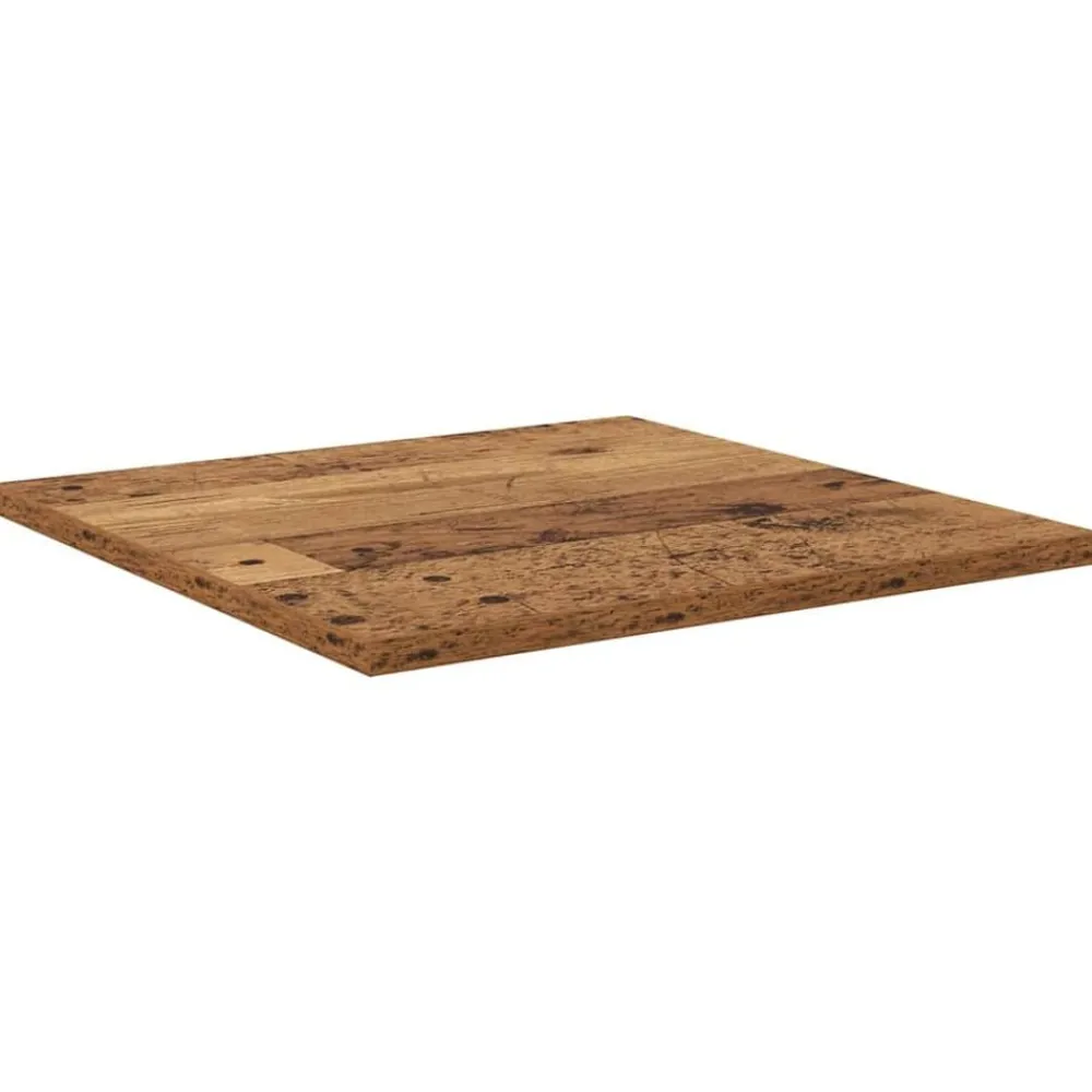 vidaXL Estanterías-Tablero de Estantería 4 pcs Marrón 40 x 40 x 1,5 cm