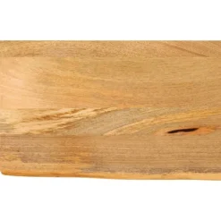vidaXL Accesorios Para Mesas-Tablero de mesa borde madera maciza mango 40x20x2,5 cm
