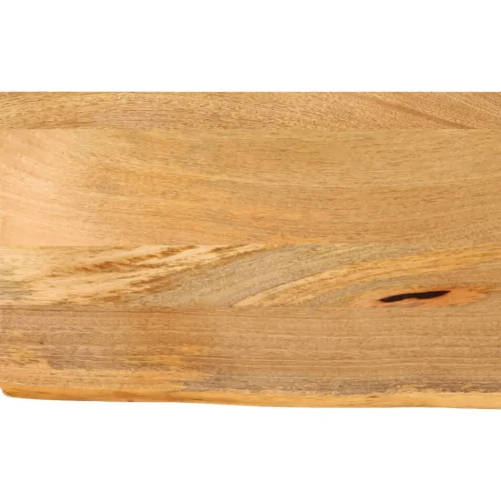 vidaXL Accesorios Para Mesas-Tablero de mesa borde madera maciza mango 40x20x2,5 cm
