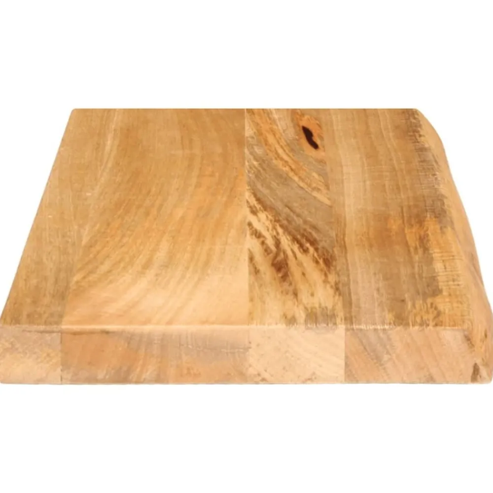 vidaXL Accesorios Para Mesas-Tablero de mesa borde madera maciza mango 40x20x2,5 cm