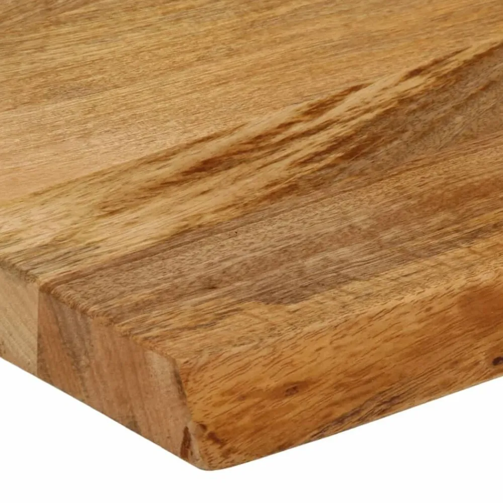 vidaXL Accesorios Para Mesas-Tablero de mesa borde madera maciza mango 40x20x2,5 cm