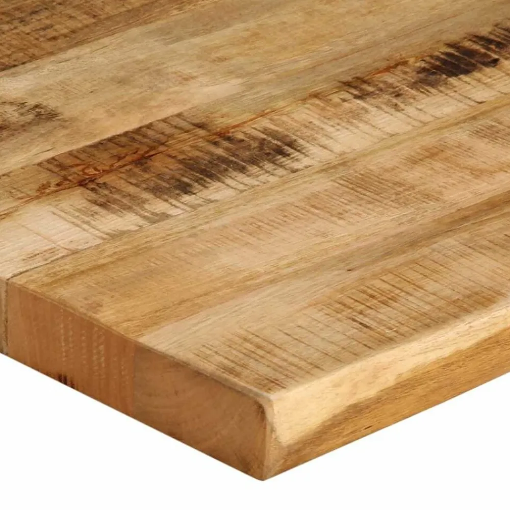 vidaXL Accesorios Para Mesas-Tablero de mesa borde natural madera maciza mango 40x40x3,8 cm
