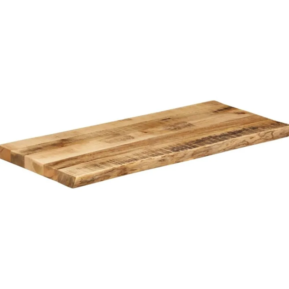 vidaXL Accesorios Para Mesas-Tablero de mesa borde natural madera maciza mango 100x40x2,5 cm