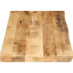 vidaXL Accesorios Para Mesas-Tablero de mesa borde natural madera maciza mango 100x40x2,5 cm