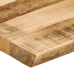 vidaXL Accesorios Para Mesas-Tablero de mesa borde natural madera maciza mango 100x40x2,5 cm