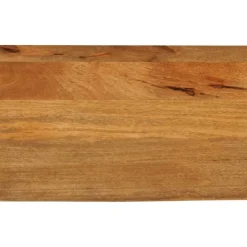 vidaXL Accesorios Para Mesas-Tablero de mesa borde natural madera maciza mango 50x20x2,5 cm