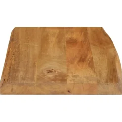 vidaXL Accesorios Para Mesas-Tablero de mesa borde natural madera maciza mango 50x40x2,5 cm