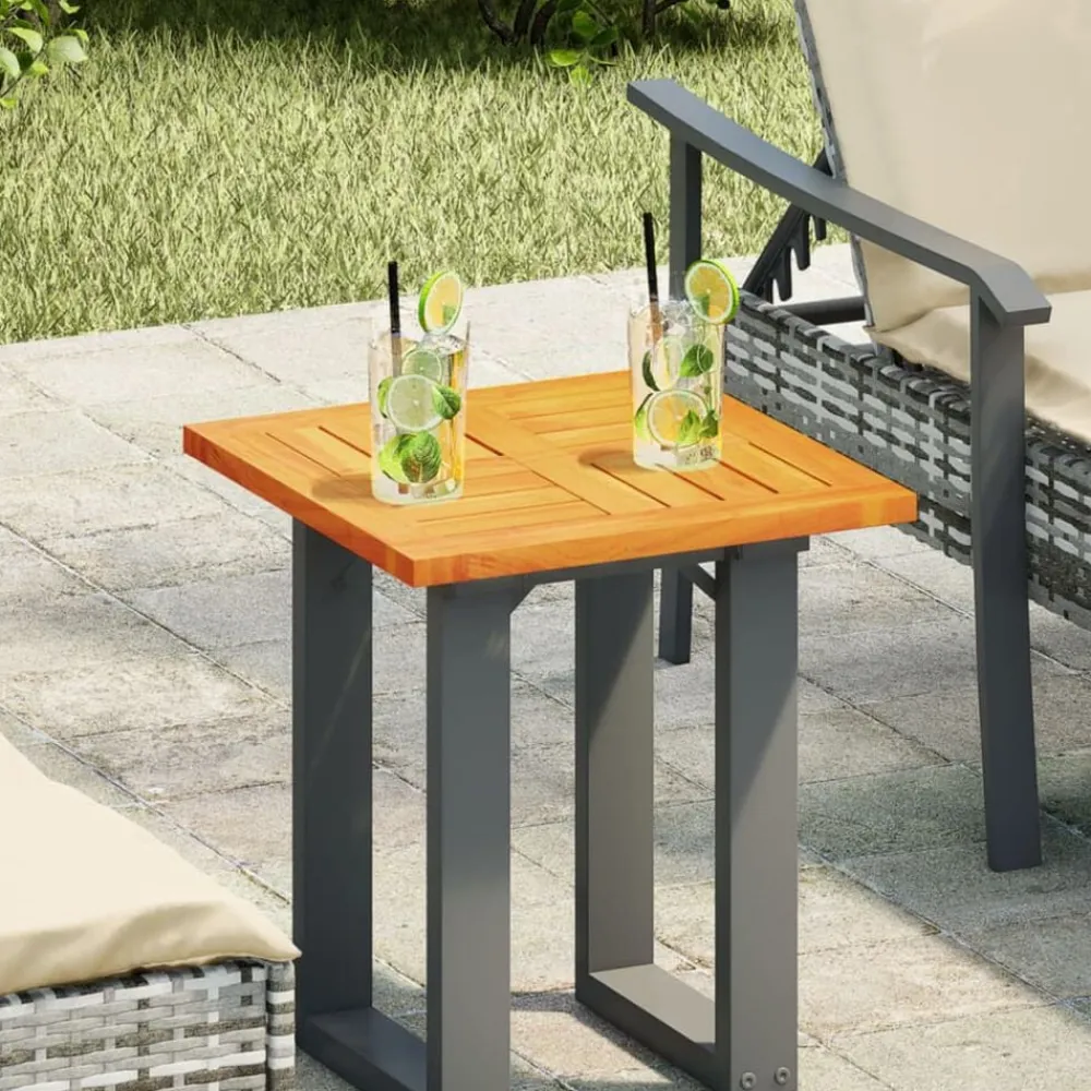 vidaXL Accesorios Para Mesas-Tablero de mesa cuadrado madera maciza de acacia 40x40x2 cm