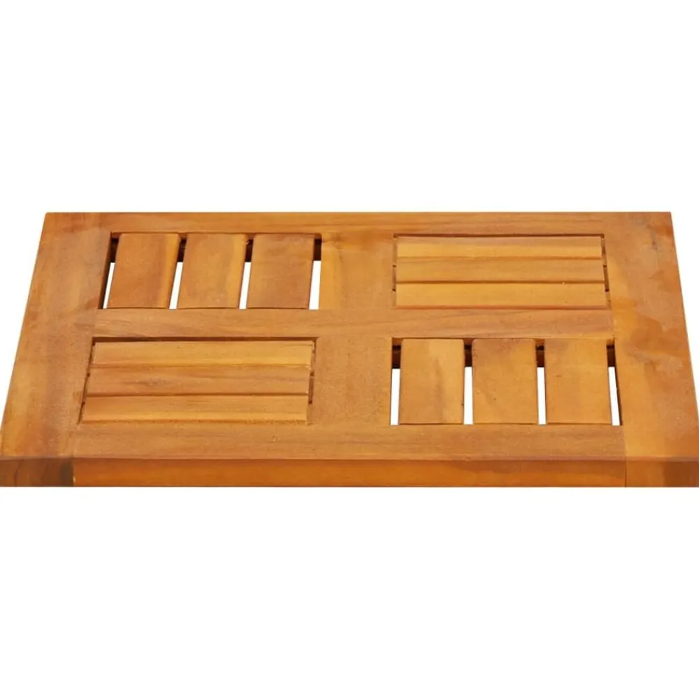 vidaXL Accesorios Para Mesas-Tablero de mesa cuadrado madera maciza de acacia 40x40x2 cm