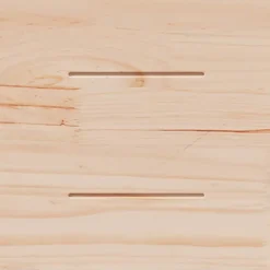 vidaXL Tablero de mesa cuadrado madera maciza pino 40x40x2,5 cm Blanco New