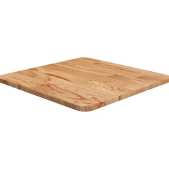 vidaXL Accesorios Para Mesas-Tablero de mesa cuadrado madera roble marrón claro 40x40x1,5 cm