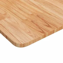 vidaXL Accesorios Para Mesas-Tablero de mesa cuadrado madera roble marrón claro 40x40x1,5 cm
