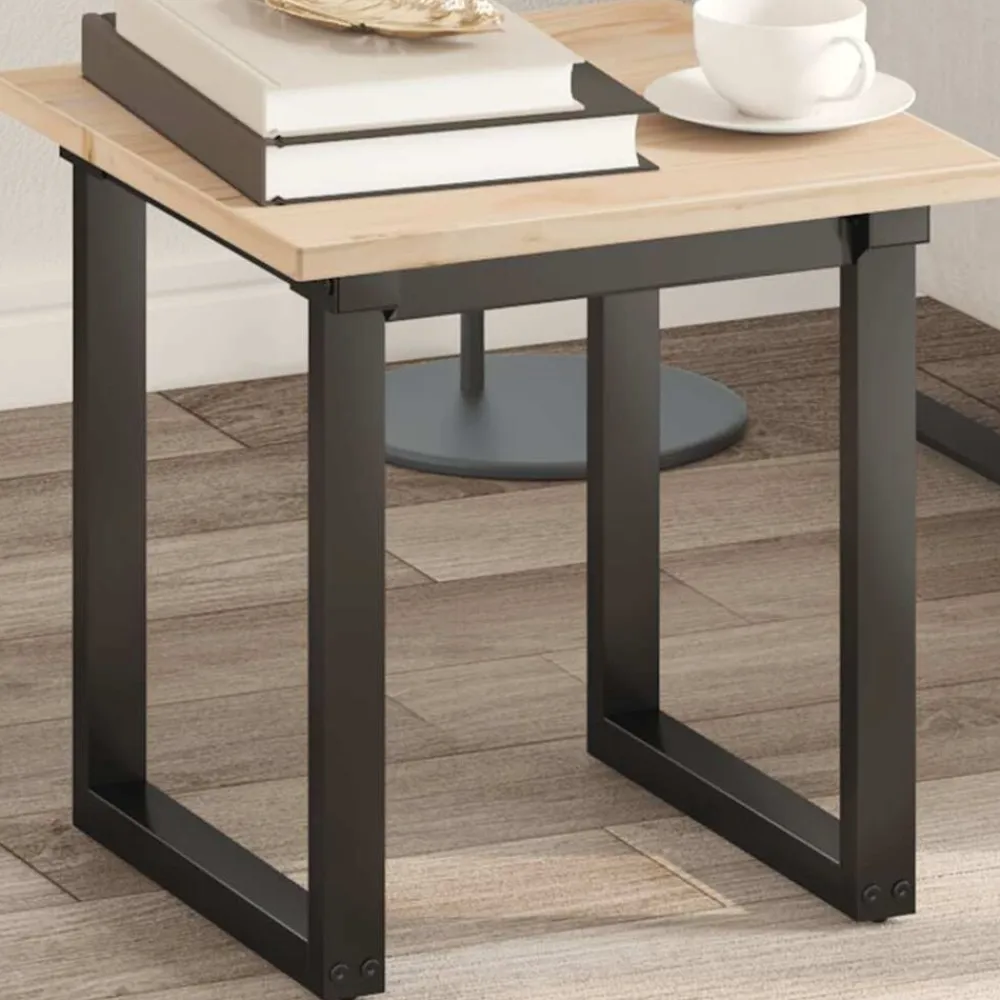 vidaXL Accesorios Para Mesas-Tablero de mesa cuadrado madera maciza de pino 40x40x1,7 cm