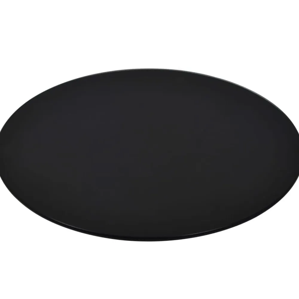 vidaXL Accesorios Para Mesas-Tablero de mesa de cristal templado redondo 300 mm