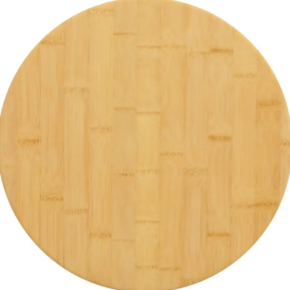 vidaXL Accesorios Para Mesas-Tablero de mesa de bambú Ø40x1,5 cm