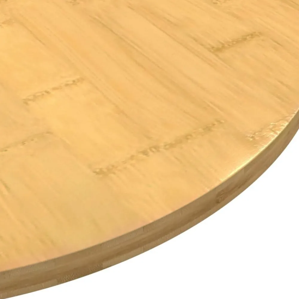 vidaXL Accesorios Para Mesas-Tablero de mesa de bambú Ø40x1,5 cm
