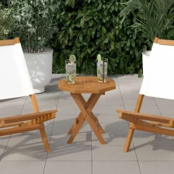 vidaXL Tablero de mesa octogonal de madera maciza de teca 40x40x2,5 cm Hot