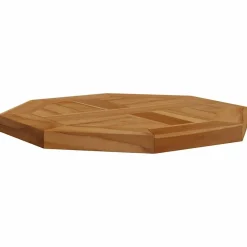 vidaXL Tablero de mesa octogonal de madera maciza de teca 40x40x2,5 cm Hot